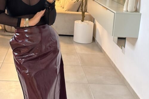 חצאית מקסי לאקה