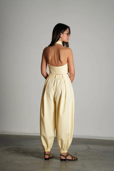 חליפת מרטינה צהוב